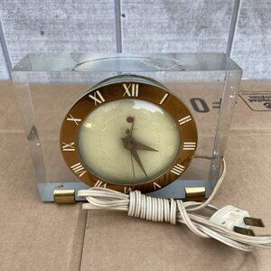 Vintage Telechron Lucite Electric Clock Model 7H141